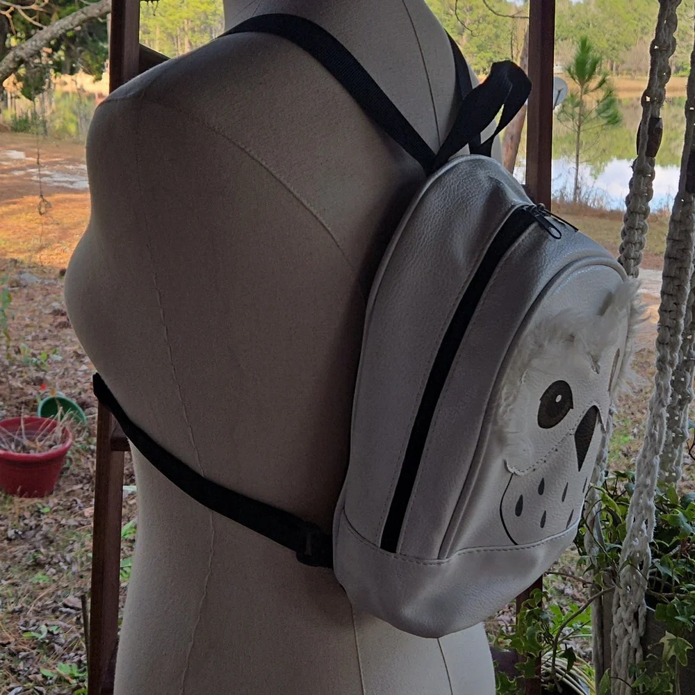 Harry Potter Hedwig Owl Monochrome Mini Backpack